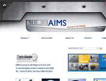 Tablet Screenshot of aimsfasteners.com